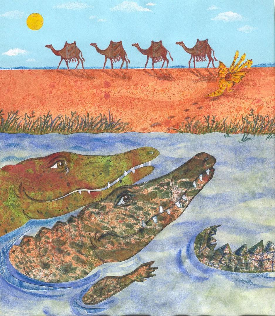 Tarantinka se otočila k Nilu, s celým jeho krokodýlím osazenstvem zády...